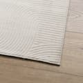 Miniatyrbilde 3 av 10: vidaXL Rug IZA kort luv skandinavisk utseende krem 140x200 cm