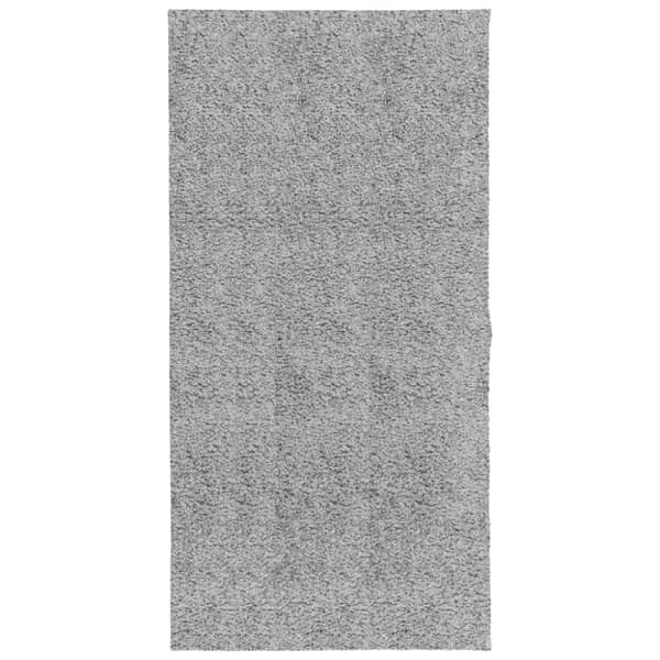 vidaXL Tykt teppe PAMPLONA høy luv moderne grå 100x200 cm