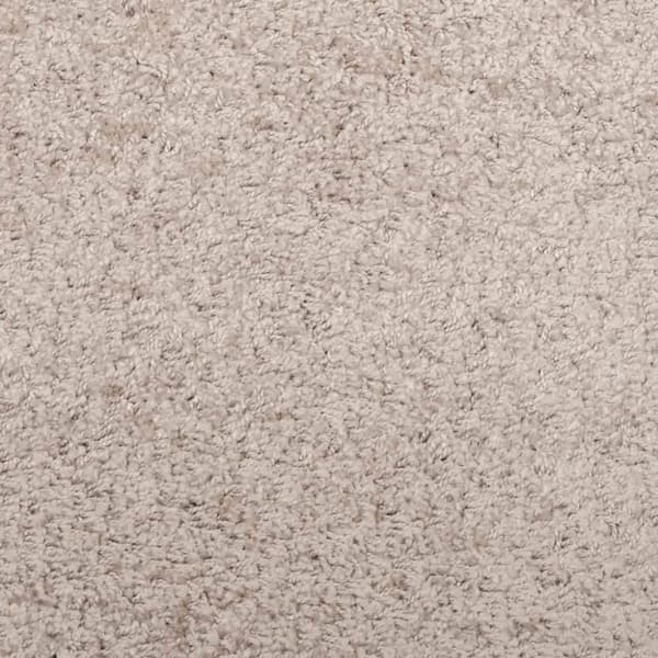vidaXL Tykt teppe PAMPLONA høy luv moderne beige 80x250 cm