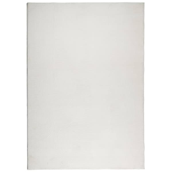 vidaXL Rug IZA kort luv skandinavisk utseende krem 120x170 cm