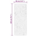 Miniatyrbild 9 av 10: vidaXL Ryamatta PAMPLONA lång lugg modern beige 80x200 cm