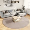 Pikkukuva 10 / 10: vidaXL Pörrömatto PAMPLONA korkeanukka moderni beige Ø 240 cm