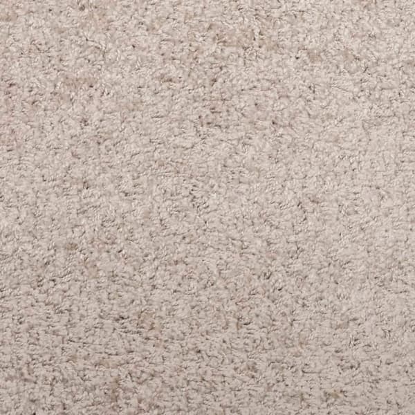 vidaXL Tykt teppe PAMPLONA høy luv moderne beige 80x150 cm