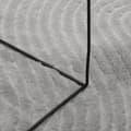 Miniatyrbilde 7 av 10: vidaXL Rug IZA kort luv skandinavisk utseende grå 140x200 cm