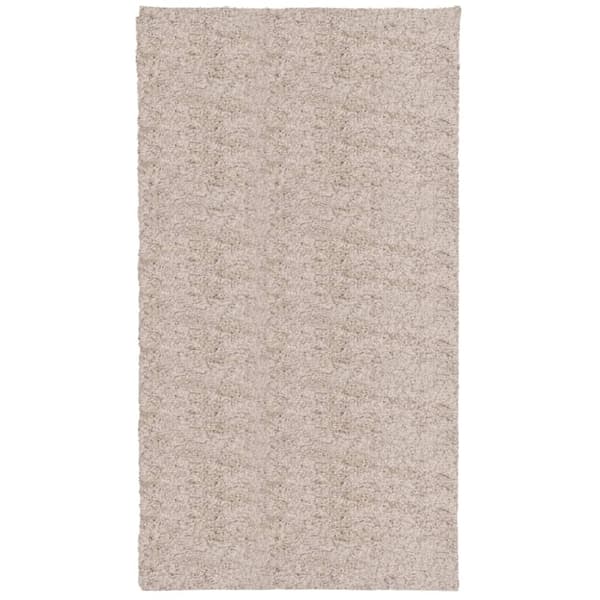 vidaXL Tykt teppe PAMPLONA høy luv moderne beige 60x110 cm