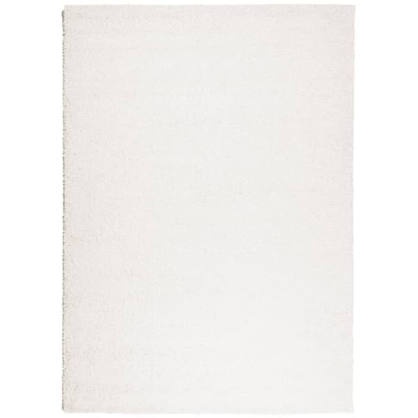 vidaXL Tykt teppe PAMPLONA høy luv moderne kremhvit 200x280 cm