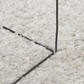 Miniatyrbillede 7 af 10: vidaXL shaggy gulvtæppe PAMPLONA 60x110 cm høj luv cremefarvet
