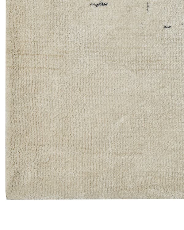 Matta Kräm Beige Polyester 300 x 400 cm Rostad effekt Mönster Solid Färg Modern Minimalistisk Vardagsrumsmatta