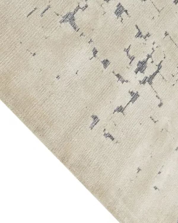 Matta Kräm Beige Polyester 300 x 400 cm Rostad effekt Mönster Solid Färg Modern Minimalistisk Vardagsrumsmatta
