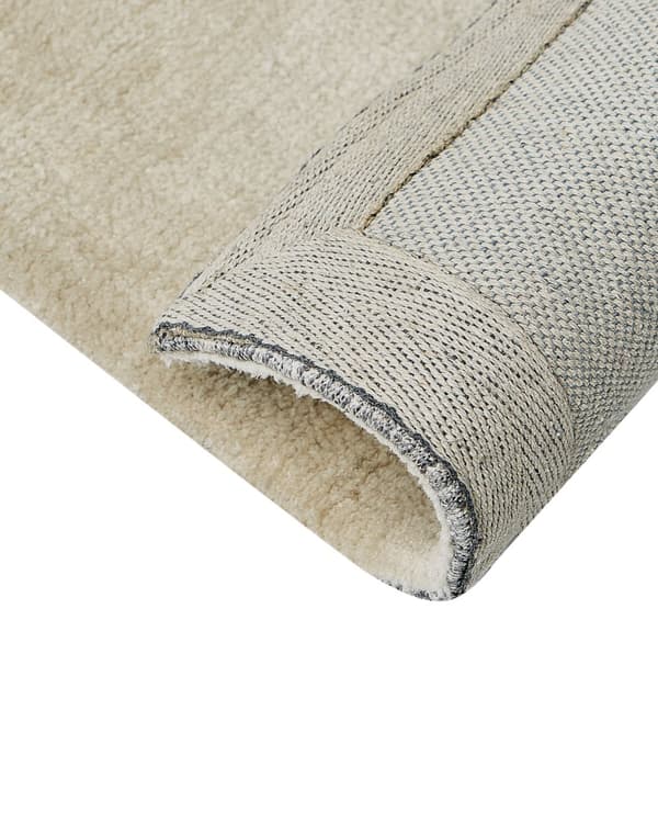 Matta Kräm Beige Polyester 300 x 400 cm Rostad effekt Mönster Solid Färg Modern Minimalistisk Vardagsrumsmatta