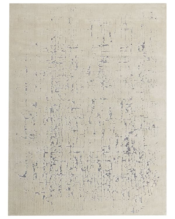 Matta Kräm Beige Polyester 300 x 400 cm Rostad effekt Mönster Solid Färg Modern Minimalistisk Vardagsrumsmatta