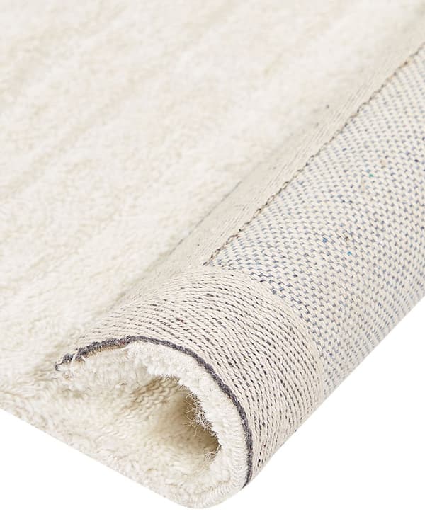 Matto beige 160 x 230 cm villa abstrakti kuvio suorakulmio konekudottu moderni