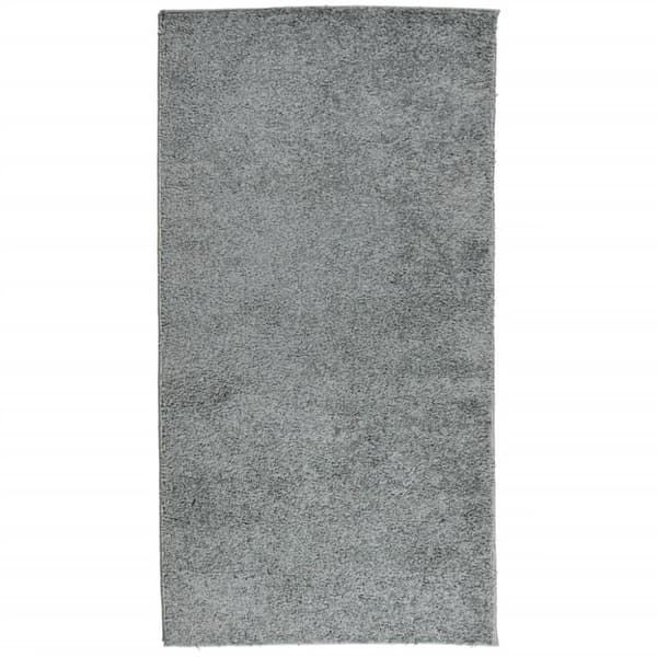 vidaXL Tykt teppe PAMPLONA høy luv moderne grønn 80x150 cm