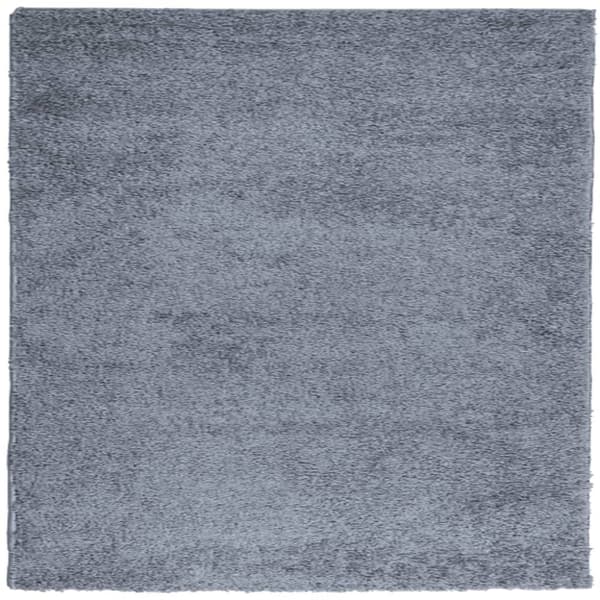 vidaXL Tykt teppe PAMPLONA høy luv moderne blå 200x200 cm