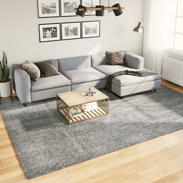 vidaXL Pörrömatto PAMPLONA korkeanukka moderni vihreä 240x340 cm