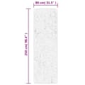 Miniatyrbilde 9 av 10: vidaXL Tykt teppe PAMPLONA høy luv moderne beige antrasitt 80x250 cm