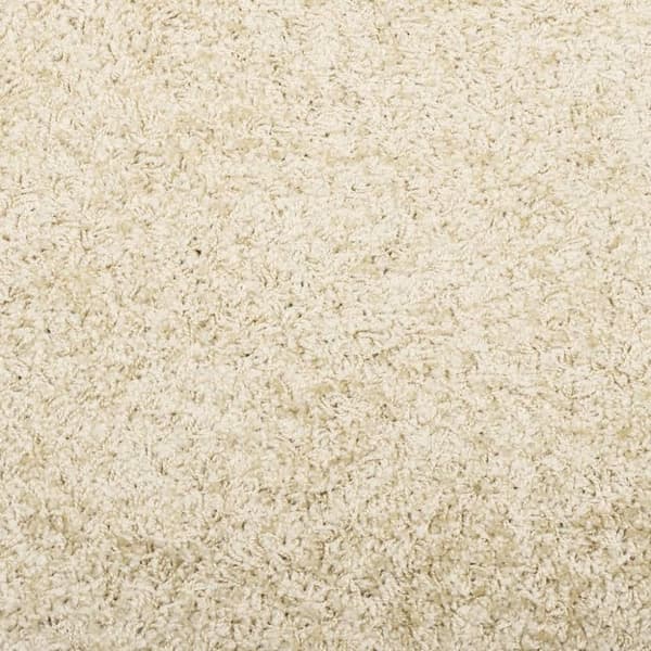 vidaXL Ryamatta PAMPLONA lång lugg modern guld 100x200 cm