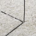 Miniatyrbillede 7 af 10: vidaXL shaggy gulvtæppe PAMPLONA 100x200 cm høj luv cremefarvet