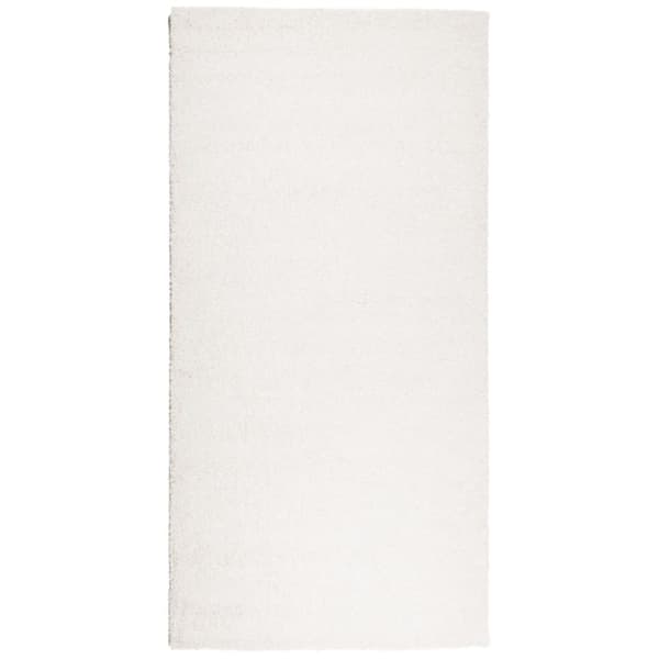 vidaXL Tykt teppe PAMPLONA høy luv moderne kremhvit 100x200 cm