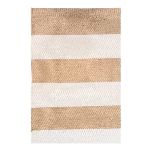 Pina tæppe 200x300cm plast udendørs beige,off white.