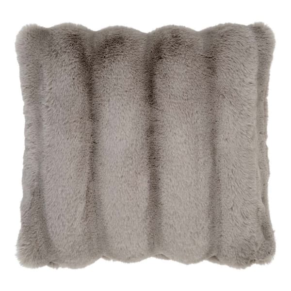 Galena pute 45x45cm immitert skinn beige.