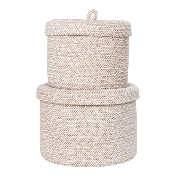 Sebal kurv sett med 2 stk. beige.