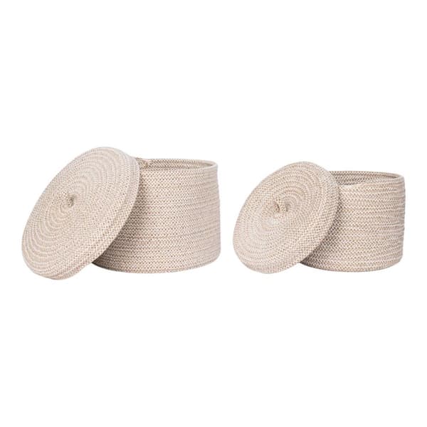 Sebal kurv sett med 2 stk. beige.