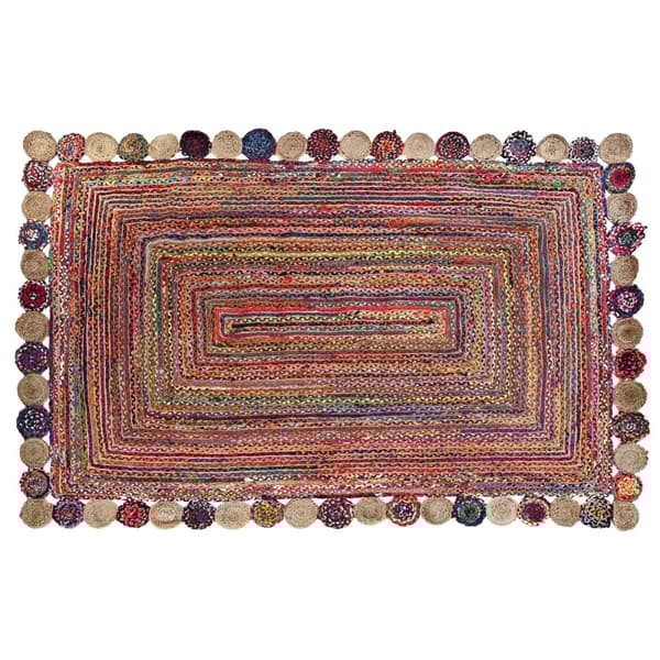 Matto DKD Home Decor Puuvilla Monivärinen Juutti (200 x 290 x 1 cm)