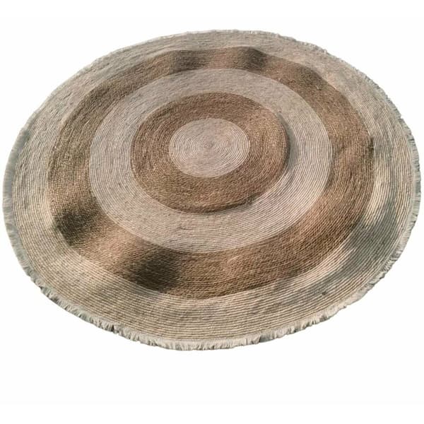 Matta DKD Home Decor Beige Naturell Boho 200 x 200 x 1 cm