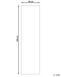 Pikkukuva 3 / 7: Matto ruskea beige 80 x 300 cm puuvilla kulunut itämainen kuvio suorakulmio retro