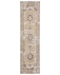 Pikkukuva 4 / 7: Matto ruskea beige 80 x 300 cm puuvilla kulunut itämainen kuvio suorakulmio retro