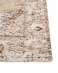 Pikkukuva 7 / 7: Matto ruskea beige 80 x 300 cm puuvilla kulunut itämainen kuvio suorakulmio retro