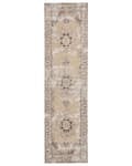 Pikkukuva 1 / 7: Matto ruskea beige 80 x 300 cm puuvilla kulunut itämainen kuvio suorakulmio retro