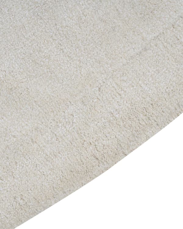 Matta Off-white Viskos och Ull Oregelbunden Form 200 x 300 cm Modern Glamstil Sovrum Vardagsrum