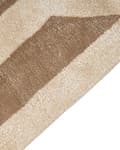 Pikkukuva 4 / 6: Matto beige/ruskea viskoosi 160 x 230 cm geometrinen kuvio käsin tuftattu lyhytnukkainen moderni tyyli