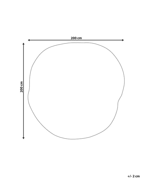Matta Marinblå och blågrön Viskos och ull Geometriskt mönster 200 x 200 cm Modern Glam stil