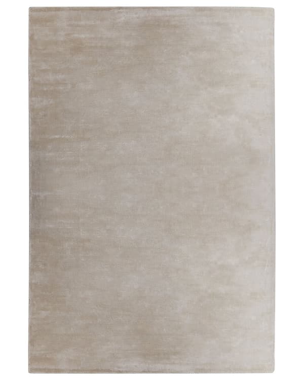 Gulvtæppe Beige Viskose 200 x 300 cm Løs Tæppe under Sofabord Vintage Traditionel Fladvævet Viskosetæppe til Soveværelse