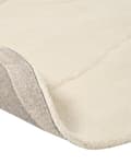 Miniatyrbilde 5 av 6: Teppe Beige Viskose Ull 160 x 160 cm Håndtuftet med lav luv Stue Bomullsbakside Moderne