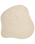 Miniatyrbilde 1 av 6: Teppe Beige Viskose Ull 160 x 160 cm Håndtuftet med lav luv Stue Bomullsbakside Moderne