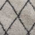 Miniatyrbilde 8 av 10: vidaXL Tykt teppe PAMPLONA høy luv moderne beige antrasitt 60x110 cm
