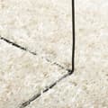 Miniatyrbillede 9 af 11: vidaXL gulvtæppe ISTAN 80x150 cm lang luv skinnende look cremefarvet