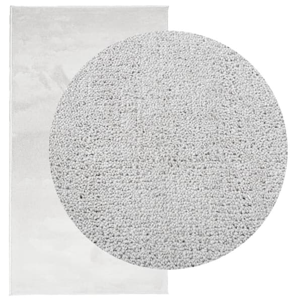 vidaXL Matta OVIEDO kort lugg grå 80x150 cm
