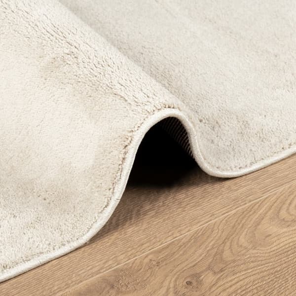 vidaXL Teppe OVIEDO kort luv beige 120x170 cm