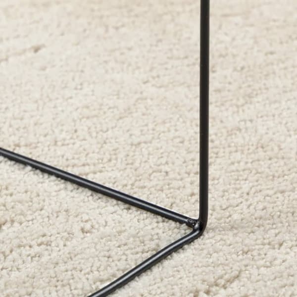 vidaXL gulvtæppe OVIEDO 120x170 cm kort luv beige