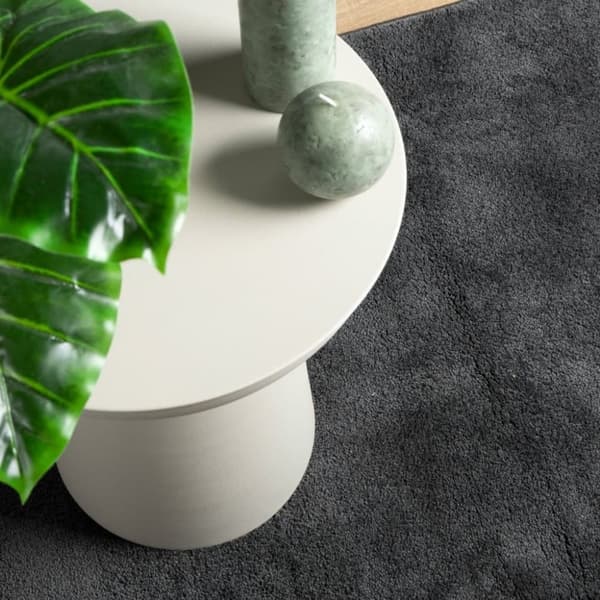 vidaXL Teppe OVIEDO kort luv antrasitt 80x250 cm