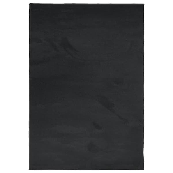 vidaXL Matta OVIEDO kort lugg svart 120x170 cm
