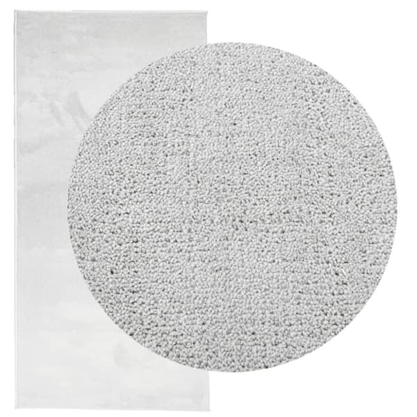 vidaXL gulvtæppe OVIEDO 100x200 cm kort luv grå