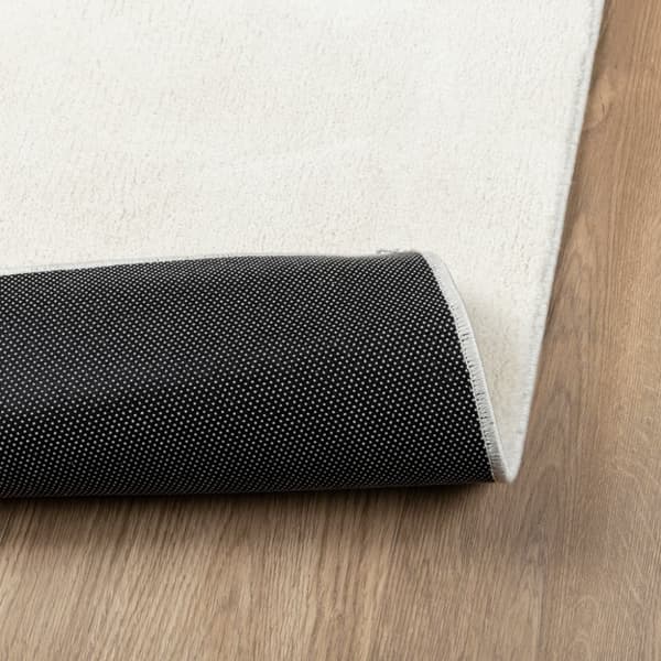 vidaXL Teppe OVIEDO kort luv kremhvit 80x150 cm