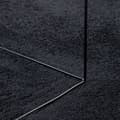 Miniatyrbild 7 av 10: vidaXL Matta OVIEDO kort lugg svart 160x160 cm
