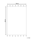 Miniatyrbilde 3 av 6: Flerfarget Teppe i Bomull med Abstrakt Mønster 140 x 200 cm med Lav Luv og Dusker til Barnas Lekerom